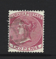 Jamaica 1883 QV 2d Rose Crown CA Watermark FU - Jamaica (1962-...)