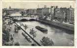 Rppc - U.K. - IRELAND - DUBLIN - O'CONNELL BRIDGE AND RIVER LIFFEY - BARGE - BUSY STREETS - 1954 - Dublin