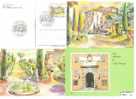 VATICANO, 1988, 3 Cartoline Postali Ville Castelgandolfo Con Annullo 1° Giorno Emissione - Used Stamps