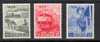 Norway Year 1954  Scott No. 331-33 Mnh Set - Gebruikt
