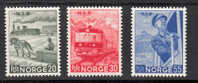 Norway Year 1954  Scott No. 331-33 Mnh Set - Usati