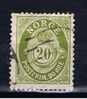 N+ Norwegen 1920 Mi 100 Posthornmarke - Usati