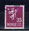 N+ Norwegen 1937 Mi 187 Löwenmotiv - Oblitérés