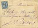 Brief  Milano Ferrovia - Bern        1882 - Used