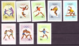 Romania 1968 MiNr. 2697 - 2704  Rumänien Olympic Games Mexico 8v MNH** 4,50 € - Zomer 1968: Mexico-City