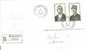 6195  N° 46; 47 - DE GAULLE - KERGUELEN - Sur Enveloppe TAAF - RECOMMANDE - Cartas & Documentos