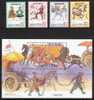 2007 MACAO  MACAU Idioms (II) SENG YU 4V+MS - Unused Stamps