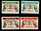 Albania / Albanien / Squiptare Government In Exile Churchill & Roosevelt Stamps MNH 1949 - Sir Winston Churchill