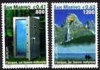 Cept 2001 San Marino Saint-Marin Yvertn° 1757-58 *** MNH L'  Eau Water - 2001