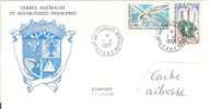 6210  N° 55; 48 - KERGUELEN - 1977 - Storia Postale