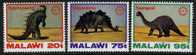 Malawi #620-23 Mint Never Hinged Dinosaur Set & S/S From 1993 - Malawi (1964-...)