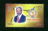 EGYPT / 2009 / GHANA / KOFI ANNAN / NOBEL PRIZE IN PEACE / MNH / VF . - Unused Stamps