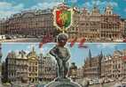 Souvenir De Bruxelles - Carte Multivues Ref 1104-470 - Multi-vues, Vues Panoramiques