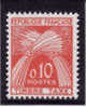 Timbre Taxe N° 91 Neuf ** - 1859-1959 Mint/hinged