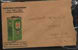 1953 Castrol Engine  Oil  Advertisement Cover # 21752 Indien - Covers & Documents