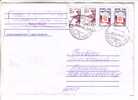 GOOD RUSSIA Postal Cover To ESTONIA 1998 - Good Stamped - Cartas & Documentos