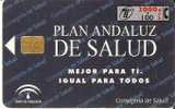 CP-132 PLAN ANDALUZ DE SALUD DE FECHA 9/98 Y TIRADA 96000 - Werbekarten