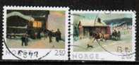 NORWAY   Scott #  831-2  VF USED - Gebruikt