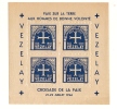 1946 - VEZELAY - CROISADE DE LA PAIX- 8 éme Centenaire - Vignettes - Used