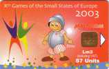 MALTE XeGAMES OF THE SMALL STATES OF EUROPE 57U 2003 - Malta