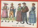 G421, Anciens Costumes Suisses , Alte Schweizer Trachten , Unterwald , Unterwalden ,non Circulée - Wald