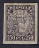 Russia Soviet Republic 1921 Mi. 158 Y     250 R Befreiung Der Arbeit Imperf. Thin Paper MH* - Nuovi