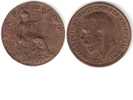 Great Britain Farthing 1917  Km 808.1  Xf  !!!!! - Other & Unclassified