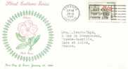 FDC 1° JOUR CANADA EMBLEMES ALBERTA WILD ROSE ROSE ACICULAIRE TORONTO - 1971-1980