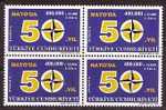 2002 TURKEY 50TH ANNIVERSARY OF TURKEY PARTICIPATING IN NATO BLOCK OF 4 MNH ** - Unused Stamps