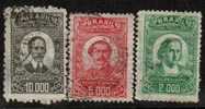 BRAZIL   Scott #  C 22-4  F-VF USED - Poste Aérienne