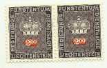 1968 - Liechtenstein Servizio 56 Coppia   ----- - Dienstzegels