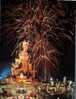 (011) Disney Postcard - Disneyland Castle Firework - Disneyland