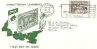 FDC 1° JOUR CANADA CONFEDERATION CONFERENCE DE CHARLOTTETOWN (RECTO SEUL) - 1961-1970