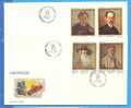 Painting Portraits. Romania FDC 2X First Day Cover - Impressionisme