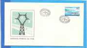 Energy, Electricity, Dam. Romania FDC 1X First Day Cover - Electricity