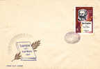 Karl Marx  1967  Cover FDC Premier Jour,Romania. - Karl Marx