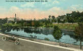 KANSAS CITY - Drive And Lake In Penn Valley Park - TBE, CPA Petit Format Neuve, 2 Scans - Kansas City – Missouri