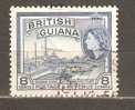 BRITISH GUYANA 1954 - DEFINITIVES 8  - USED OBLITERE GESTEMPELT - Guayana Británica (...-1966)