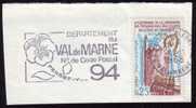 FRANCE - FLAMME - Départ. De Val De Marne - N° De Code Postal 94, Pensez-y - 1968 - Postcode