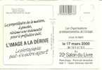 Salon Du Livre 2000 - CP Colmar - Image à La Dérive - (carte Très Légèrement Froissée En Haut - Voir Scan) - Beursen Voor Verzamellars