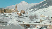 VAL CENIS-Lanslevillard- Lans Le Bourg- Eglise Au Fond La Dent Parrachée - Val Cenis