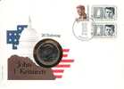 Numis-letter Of Swiss Origin With A Clad 1972 Halfdollar & Dallas Postmark - Kennedy (John F.)