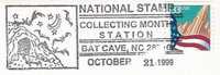 Bat Cave, NC (1999) - Grotte, Chauve-souris, Lune, étoiles / Cave, Bats, Moon, Stars. Spéléologie / Speleology. - Bats
