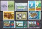 ICELAND - Full Year 1972 (Michel # 460-70) - Perfect MNH Quality - Full Years