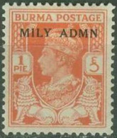 BURMA..1945..Michel # 36...MLH. - Burma (...-1947)