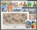 ICELAND - Full Year 1989 (Michel # 697-713) - Perfect MNH Quality - Full Years