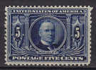 United States 1904 Mi. 157    5 C Louisiana-Ausstellung In St. Louis William McKinley 25. President MNG - Nuevos