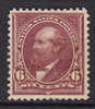 United States 1894 Mi. 94    6 C James A. Garfield 20th President (2 Scans) MH* - Unused Stamps