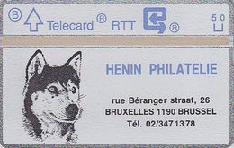 Télécarte Privée De Belgique LG L&G NEUVE - ANIMAL - CHIEN HUSKY  - DOG MINT Phonecard - HUND Telefonkarte - 588 - Sin Chip