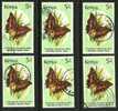 ● KENIA - 1987 - FARFALLE - N. 422 Usati - Cat. ? €  - Lotto 10 - Kenia (1963-...)